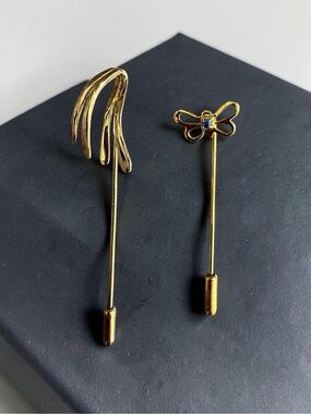 Vintage Amway & Butterfly Hat Pins, 1970’s (one signed)